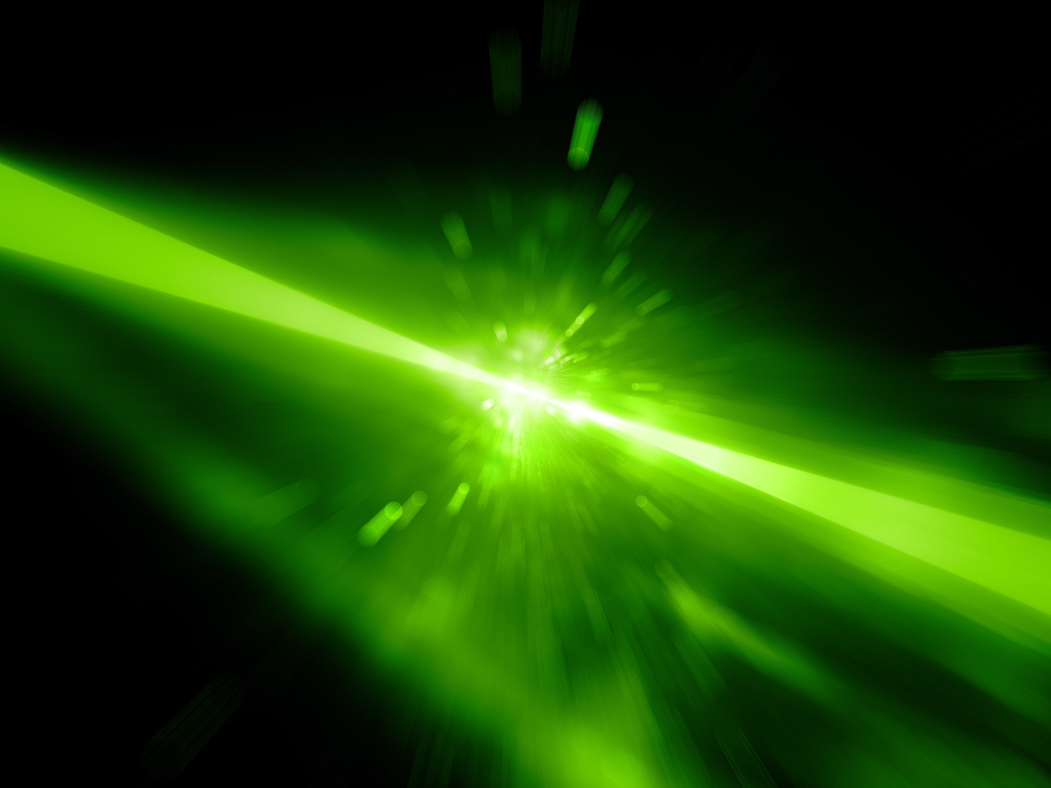 Green laser light - physical area